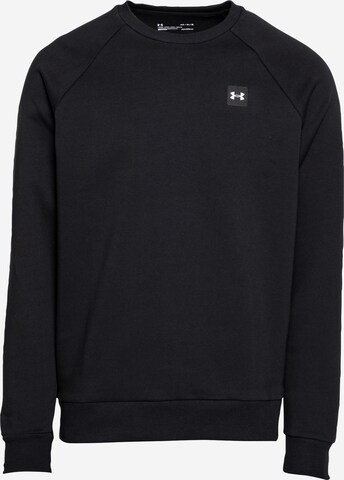 UNDER ARMOUR Sports sweatshirt 'Rival' in Black: front