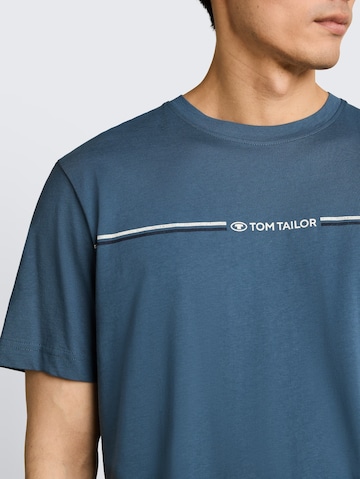 TOM TAILOR T-Shirt in Blau