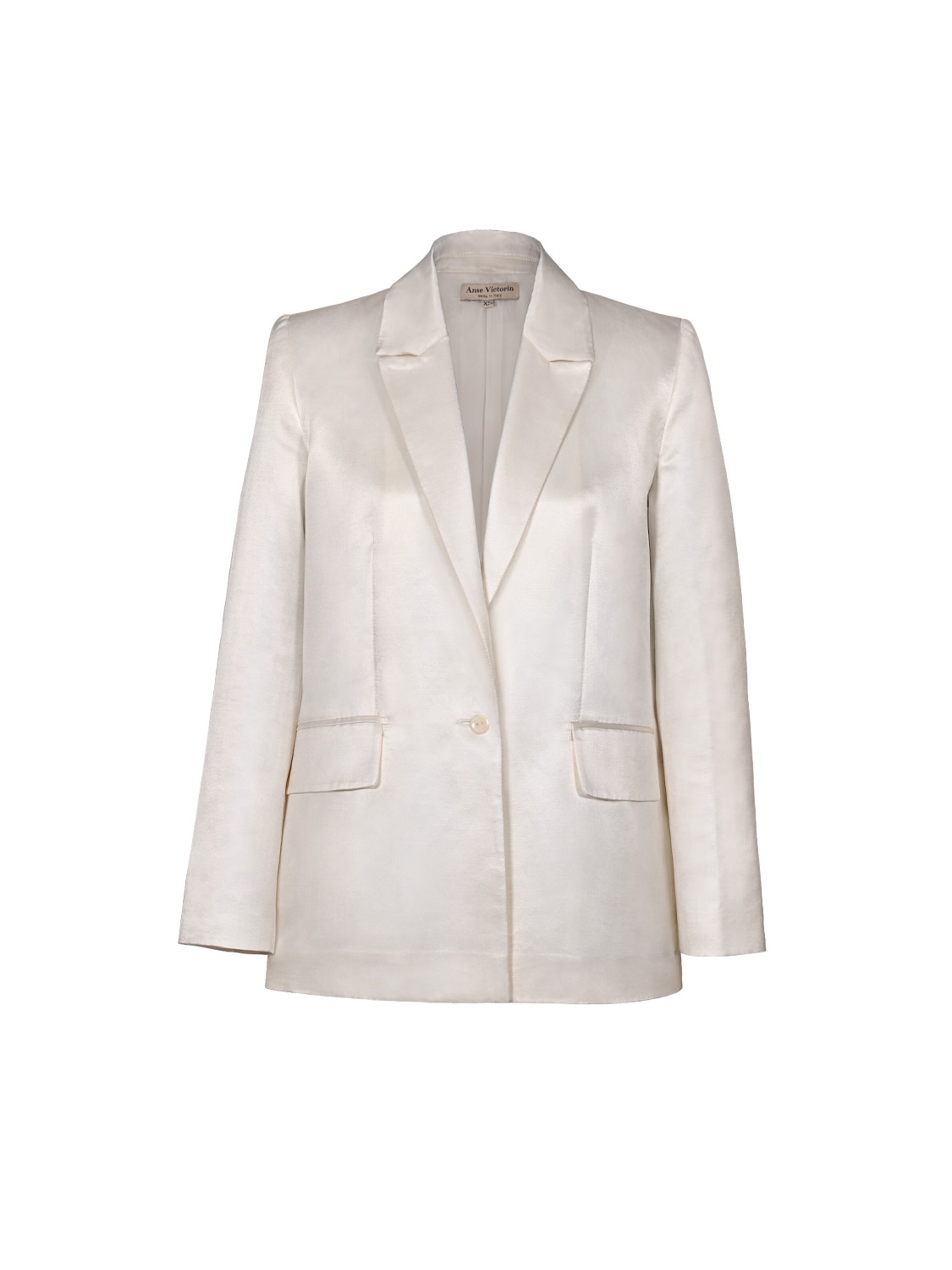 Anse Victorin Blazer 'Claire' en 34 en crème, Vue avec produit