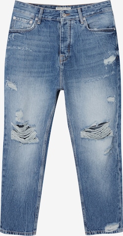 Pull&Bear Regular Jeans in Blue: front