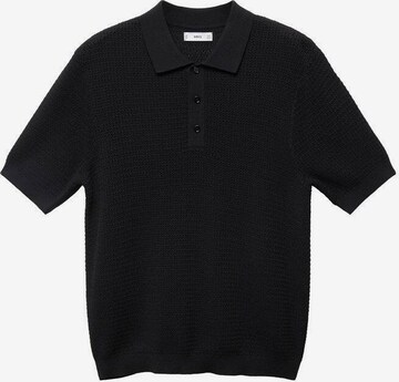 MANGO MAN Shirt in Black: front