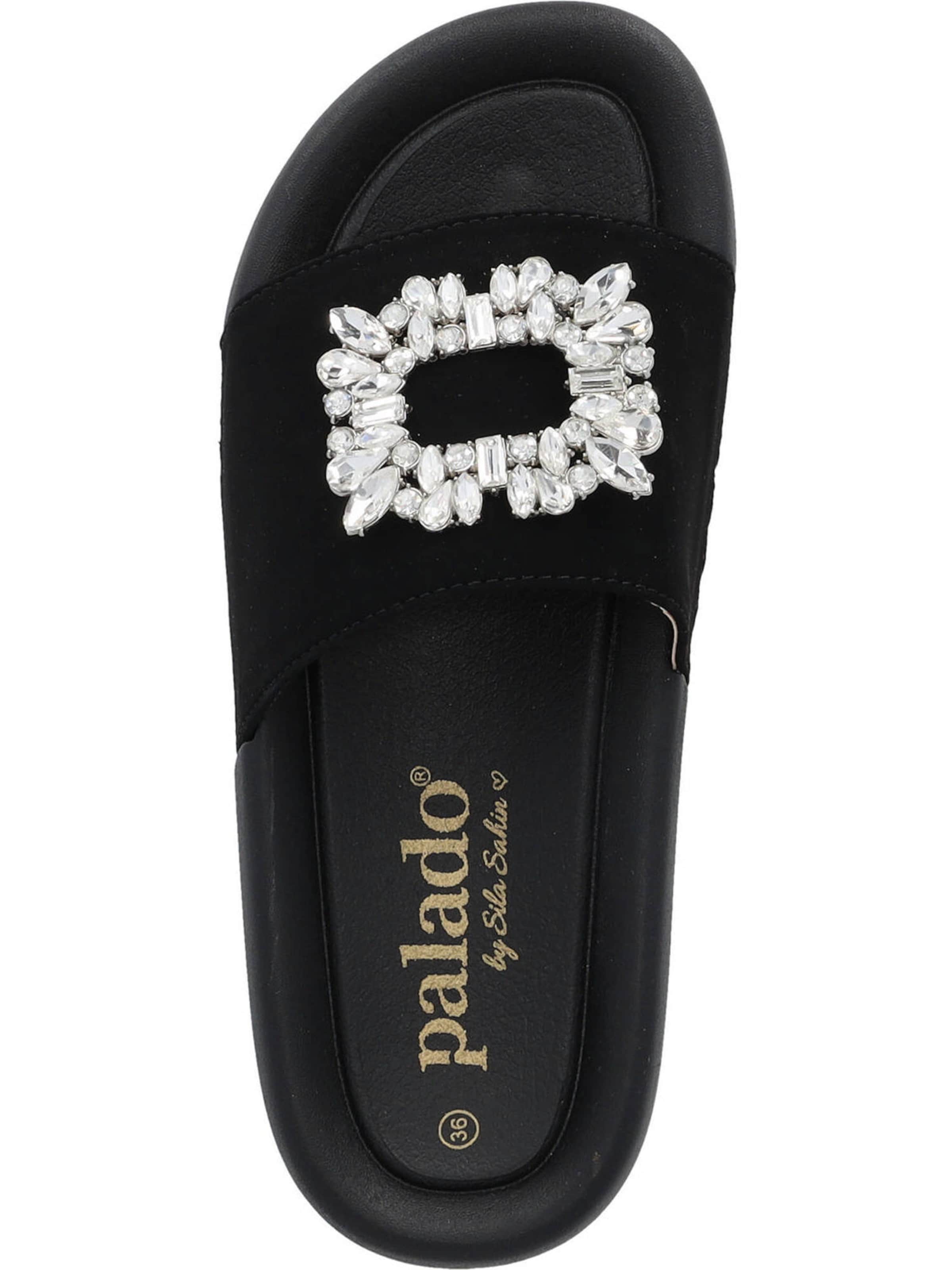 Palado by Sila Sahin Pantofle 'Rocib' – černá