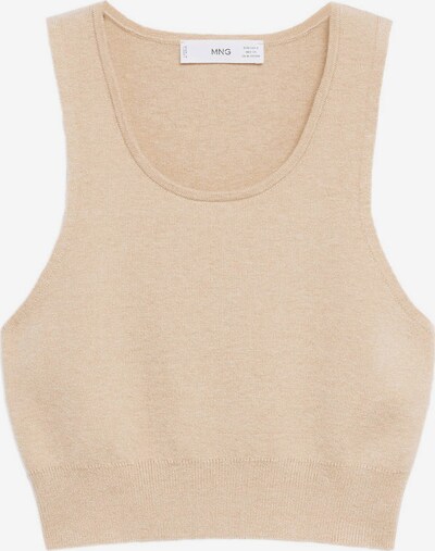 MANGO Haut 'BASKET' en beige, Vue avec produit