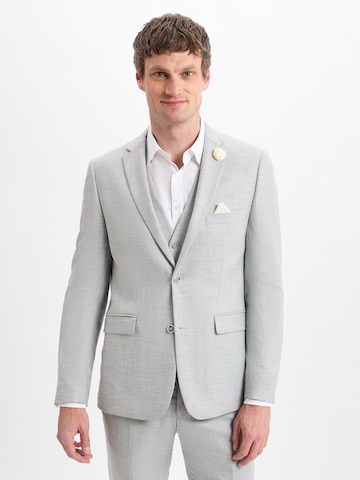 Finshley & Harding Regular fit Business blazer ' Steven ' in Grey: front