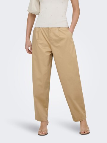 ONLY Barrel Chino trousers 'ONLCASIL' in Beige