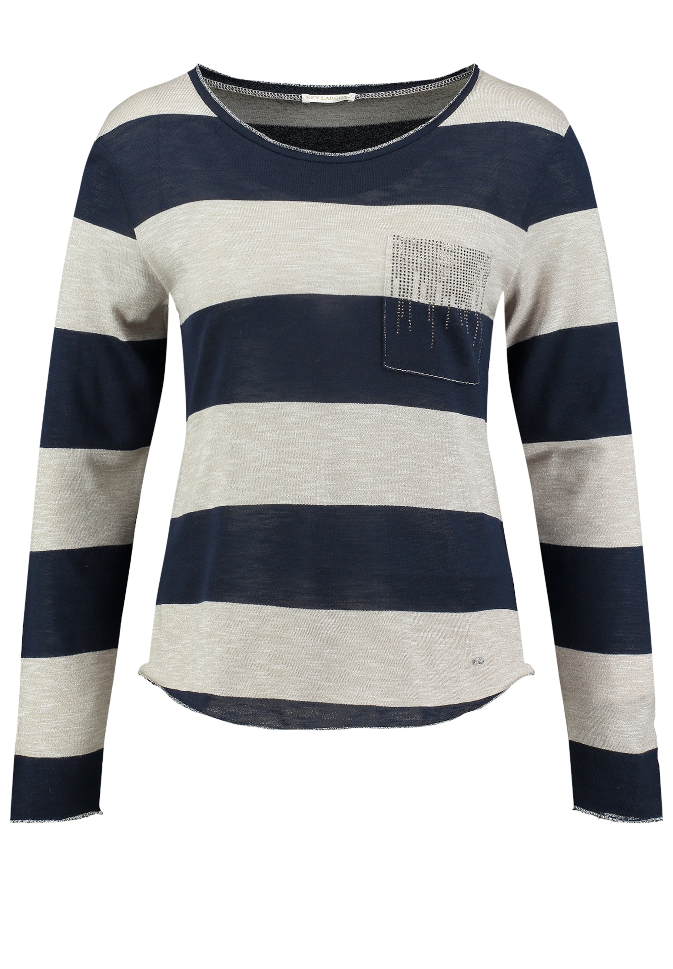 Key Largo Tričko 'Niagara' – modrá: přední strana