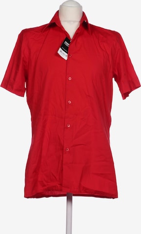 HUGO Button Up Shirt in M in Red: front