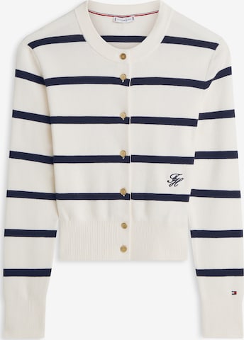 Cardigan TOMMY HILFIGER en beige : devant