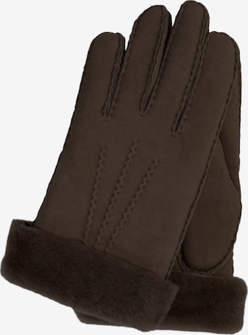 KESSLER Fingerhandschuhe in Braun: Vorderseite