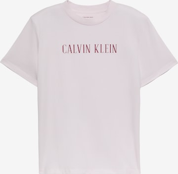 rozā Calvin Klein Jeans T-Krekls 'CLASSIC VARSITY': no priekšpuses