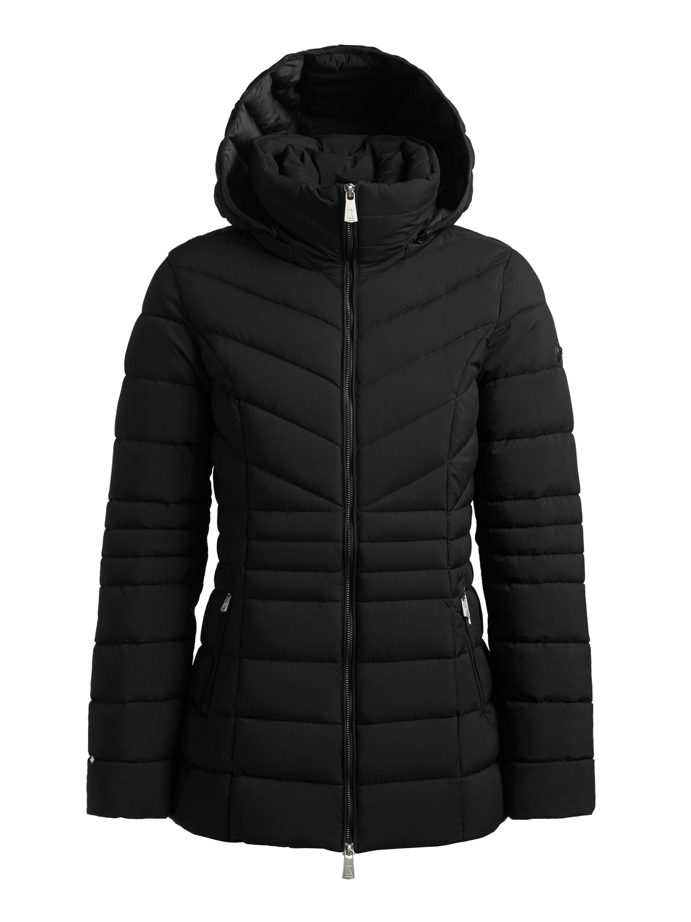 Veste d’hiver ' DALETT' khujo en noir : devant