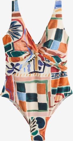 Next Бански костюм в пъстро: отпред