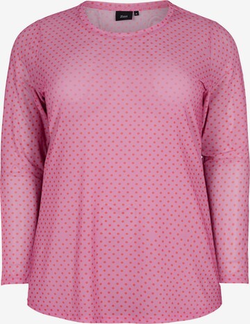 Zizzi - Blusa 'ERAYNE' em rosa: frente