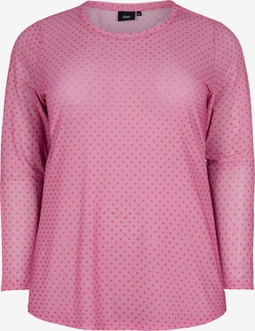 Zizzi Blouse 'ERAYNE' in Roze: voorkant