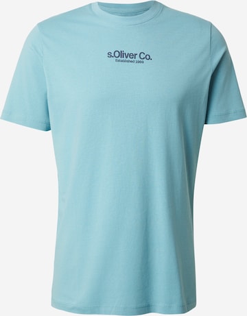 s.Oliver Shirt in Blauw: voorkant