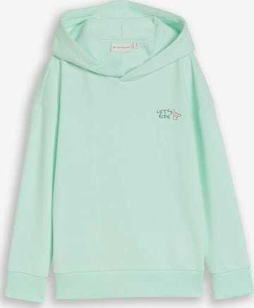 žalia TOM TAILOR Megztinis be užsegimo: priekis