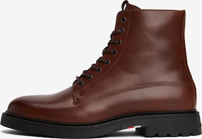 Auliniai batai su raišteliais iš TOMMY HILFIGER, spalva – ruda, Prekių apžvalga