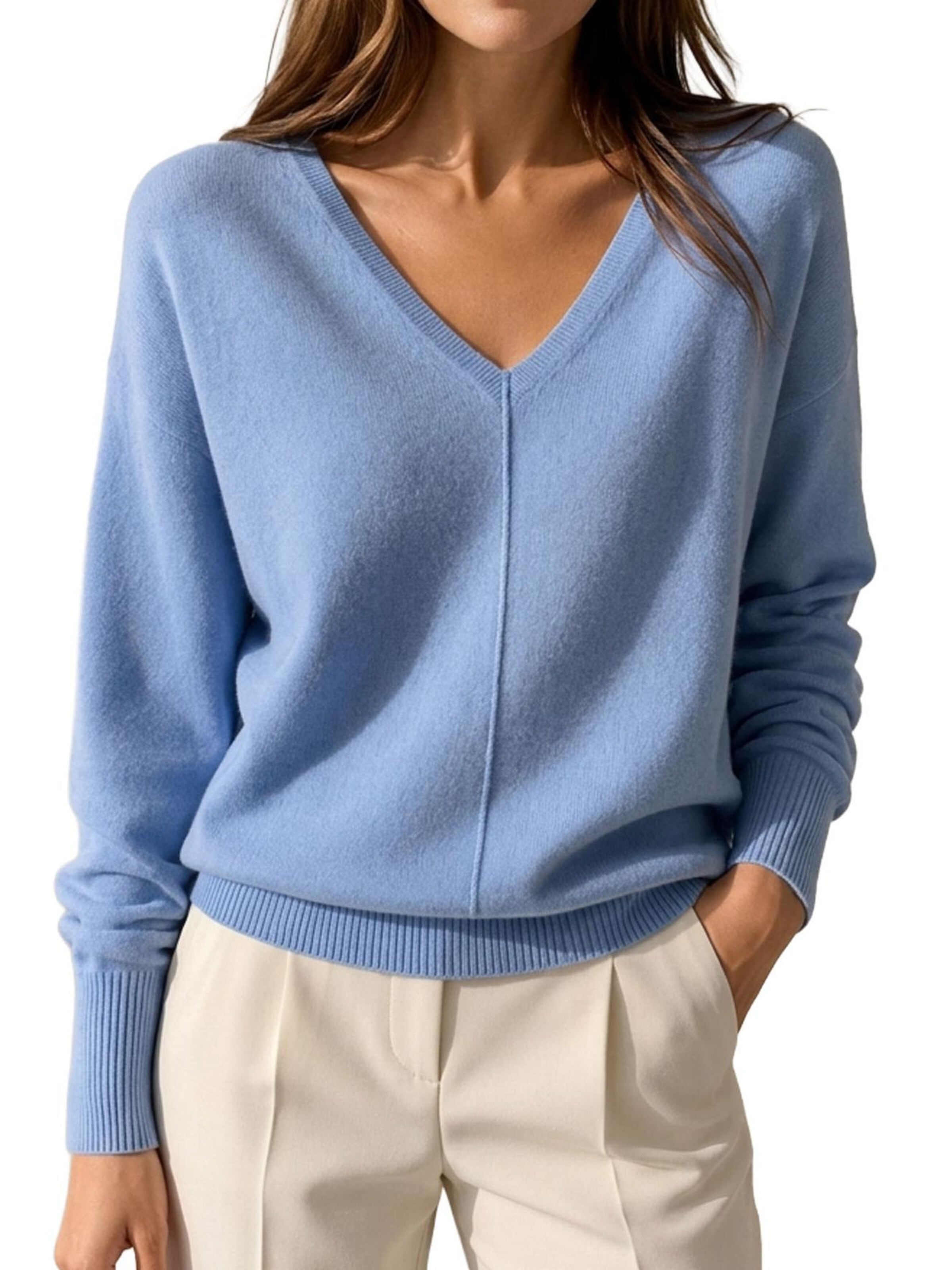 Il Lanificio Sweater in Blue: front