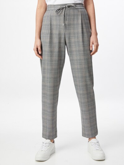 Dorothy Perkins Hlače na crtu u siva / crna, Prikaz modela