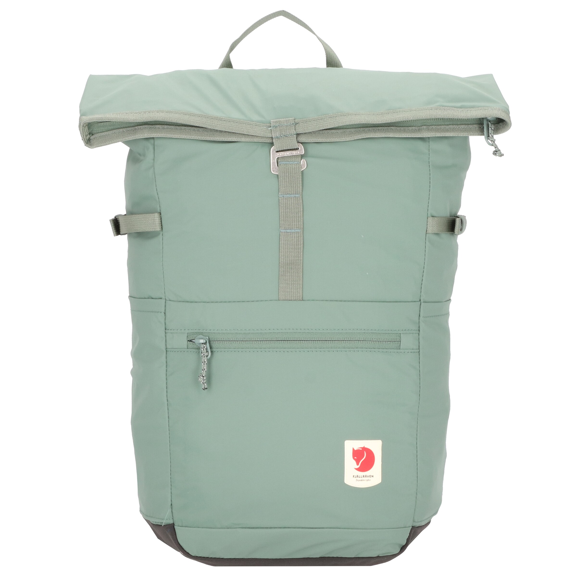 Zaino sportivo 'High Coast' di Fjällräven in verde: frontale
