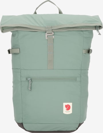 Zaino 'High Coast' di Fjällräven in verde: frontale