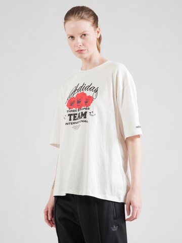 T-shirt ADIDAS ORIGINALS en blanc : devant