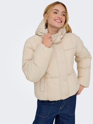 JDY Winter jacket 'JDYWONDER' in Beige