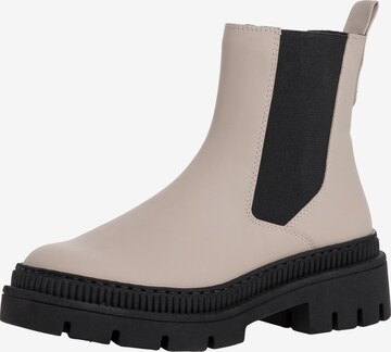MARCO TOZZI Chelsea boots in Wit: voorkant