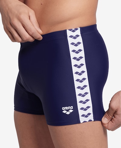 ARENA Athletic Swim Trunks in Navy / White, Item view