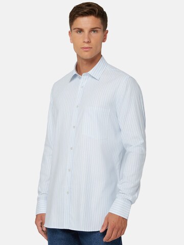 Boggi Milano Regular fit Button Up Shirt in Blue: front