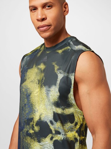 ADIDAS SPORTSWEAR Performance shirt 'Hiit Allover Print ' in Mixed colours