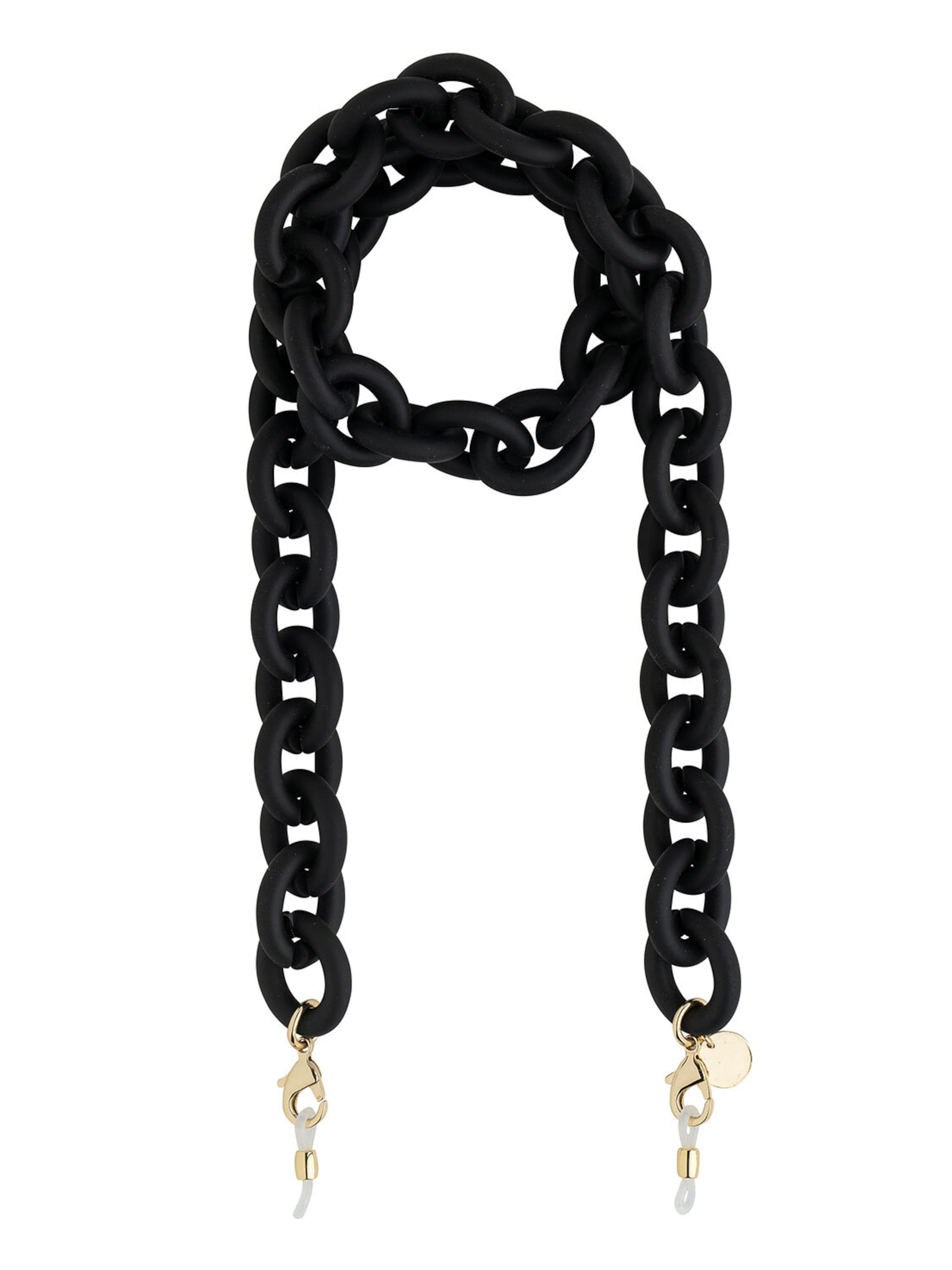Cheeky Chain Munich Brillenkette in Schwarz: Vorderseite