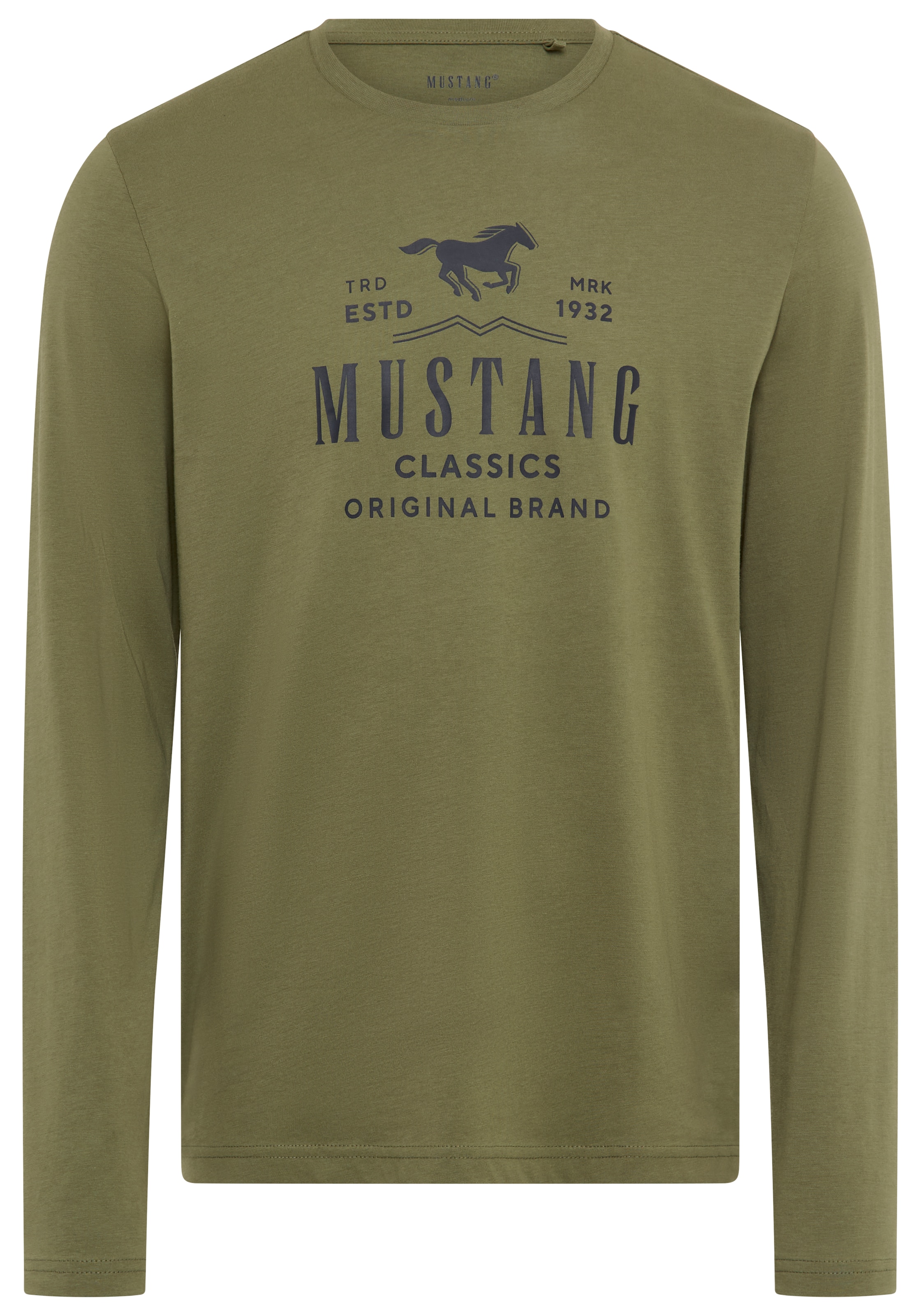 MUSTANG Shirt in Green: front