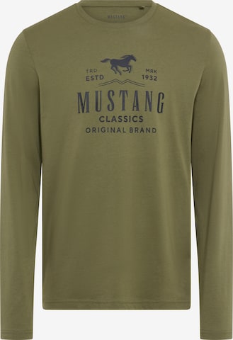 MUSTANG Shirt in Green: front