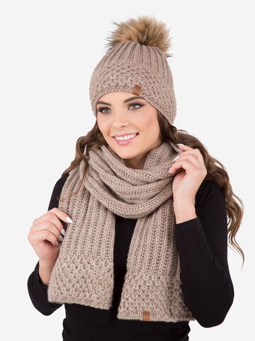 Vivisence Mütze '7016 Set' in Beige