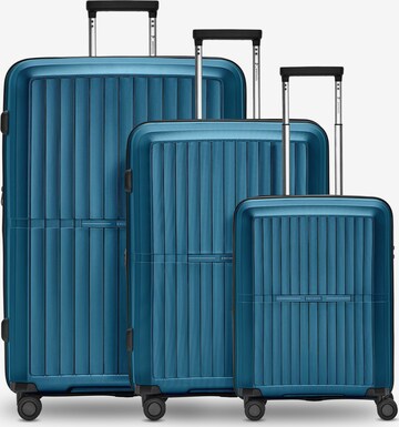 Pactastic Suitcase Set 'Collection 01' in Blue: front