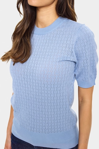 SAINT TROPEZ Sweater 'Mila' in Blue