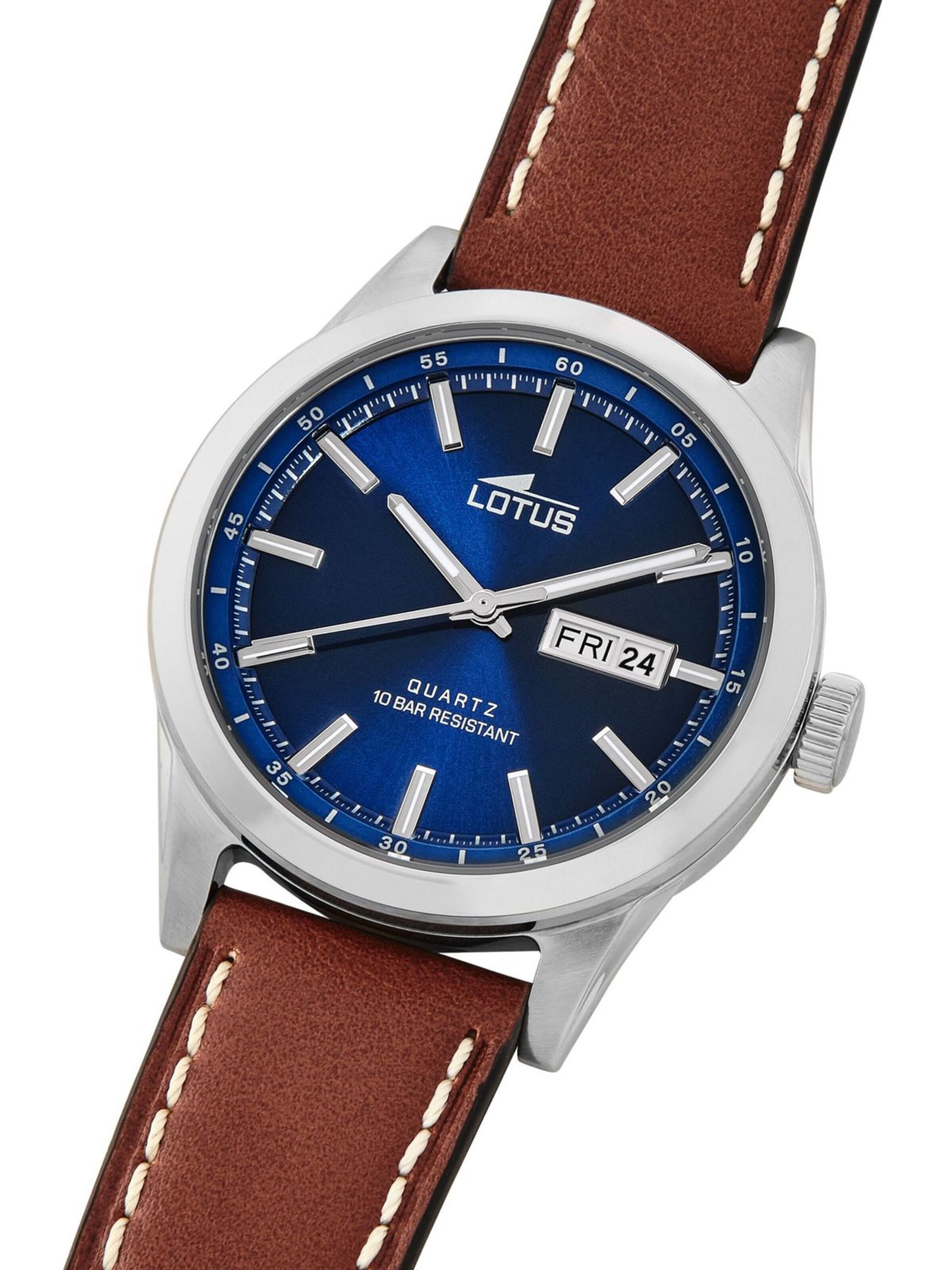 Lotus Analoog horloge 'Chronograph Classics Belt' in Blauw