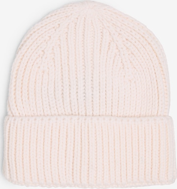 Marie Lund Beanie in Beige: front