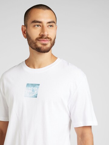 JACK & JONES T-Shirt 'JCOBERLIN' in Weiß