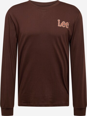 T-Shirt 'ESSENTIAL' Lee en marron : devant