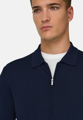 Vestes en maille Boggi Milano en bleu