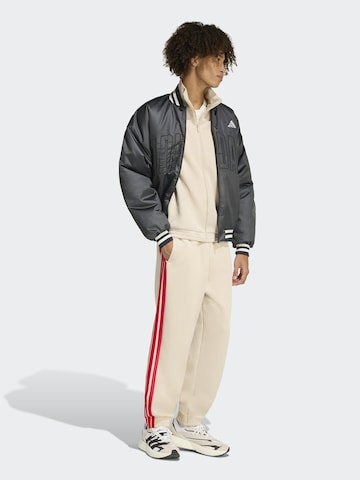 ADIDAS SPORTSWEAR Tapered Παντελόνι φόρμας 'STADIUM' σε μπεζ: μπροστά
