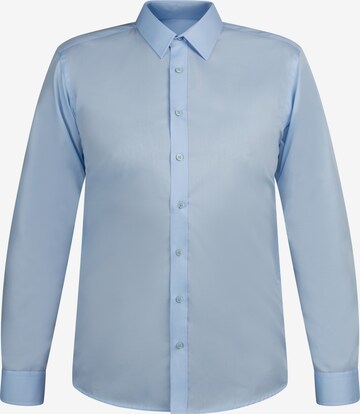 Coupe regular Chemise DreiMaster Klassik en bleu : devant