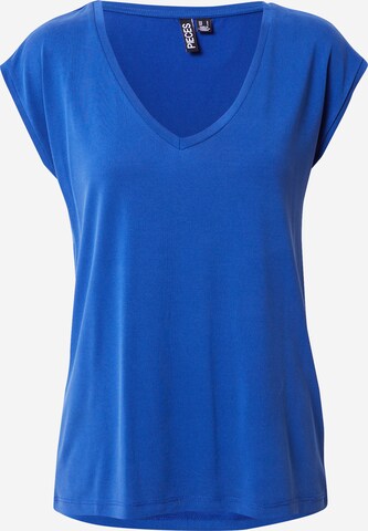 T-shirt 'Kamala' PIECES en bleu : devant