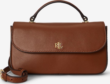 Lauren Ralph Lauren - Bolso de mano en marrón: frente