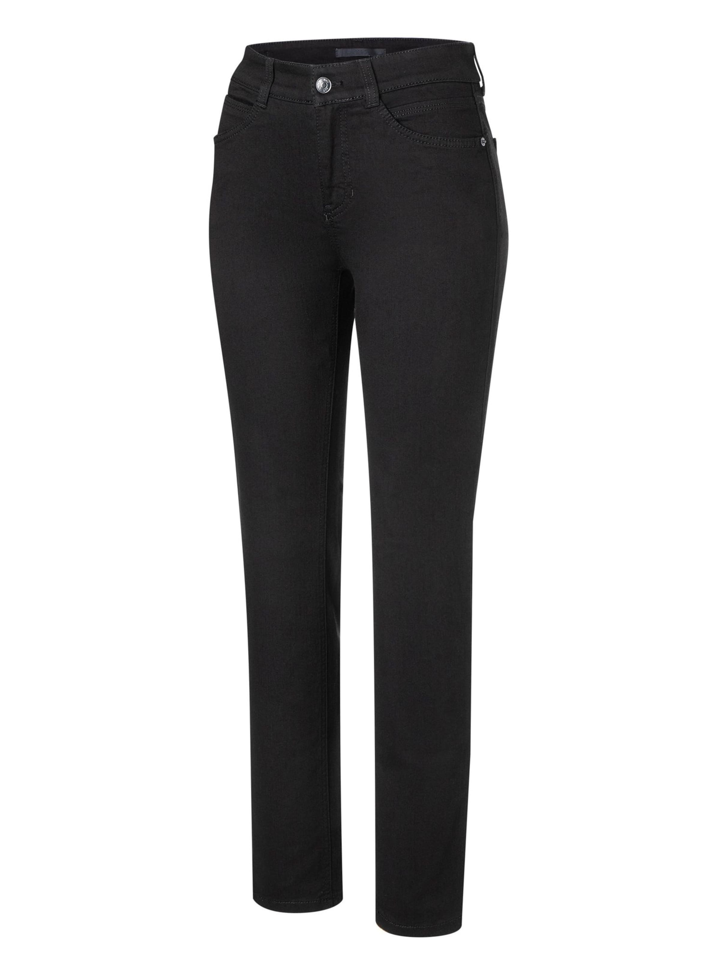 MAC Regular Jeans 'Angela'‌‌ in Schwarz