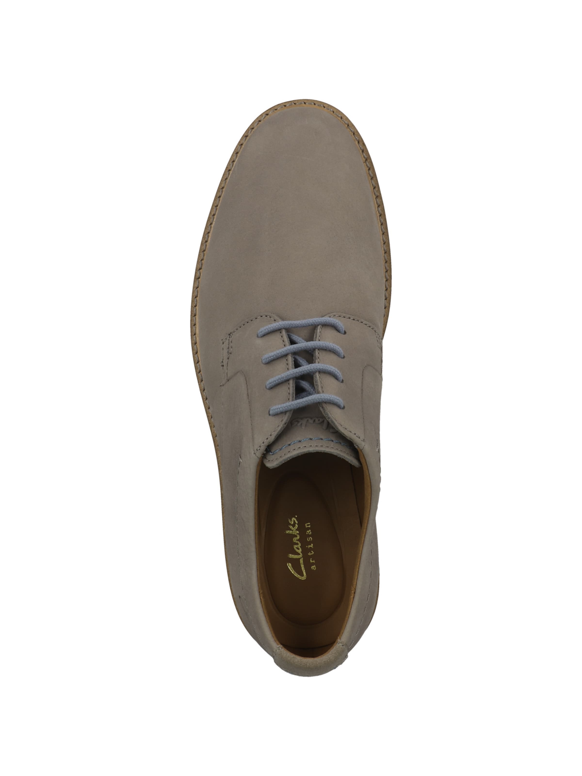Scarpa stringata 'Atticus' di CLARKS in grigio