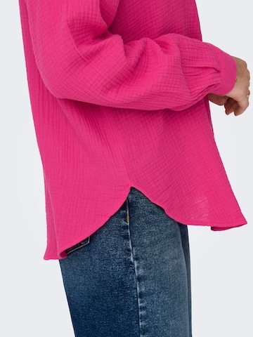 JDY Bluse 'Theis' in Pink