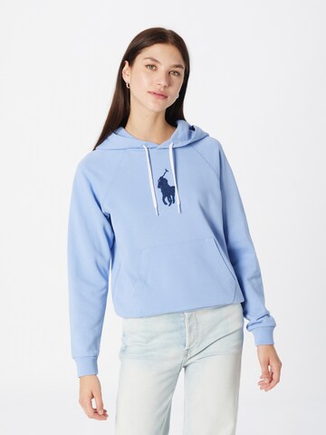 Sweat-shirt Polo Ralph Lauren en bleu : devant